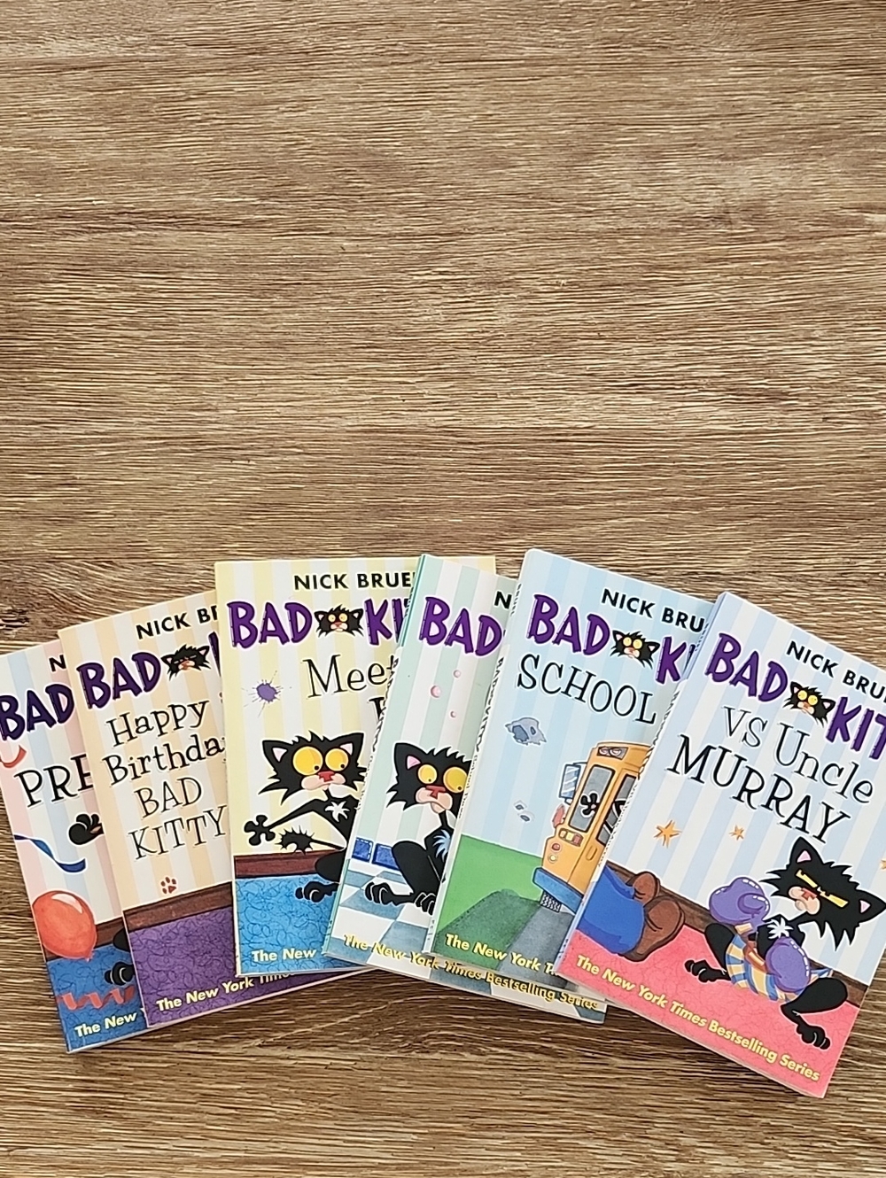 Bad Kitty Book Set 6 - Colorful Covers Kids Books